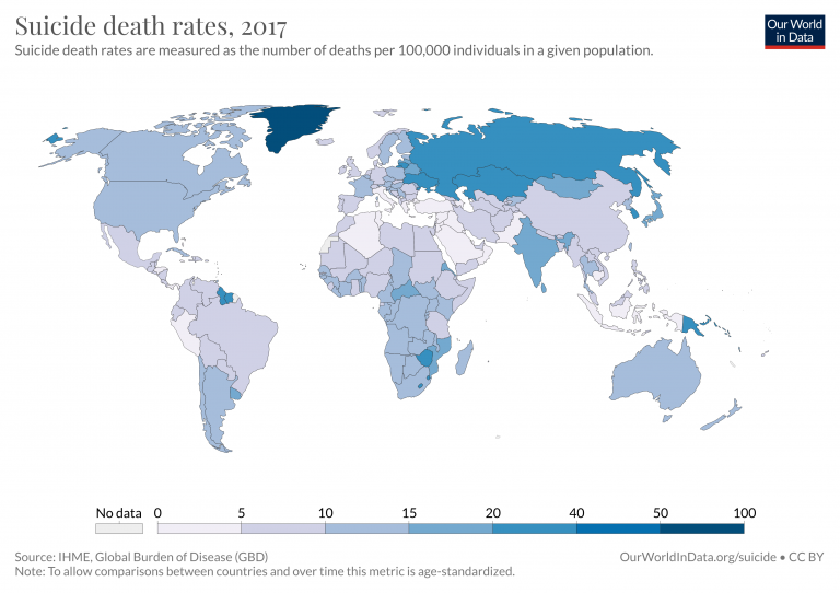 Suicide death rates