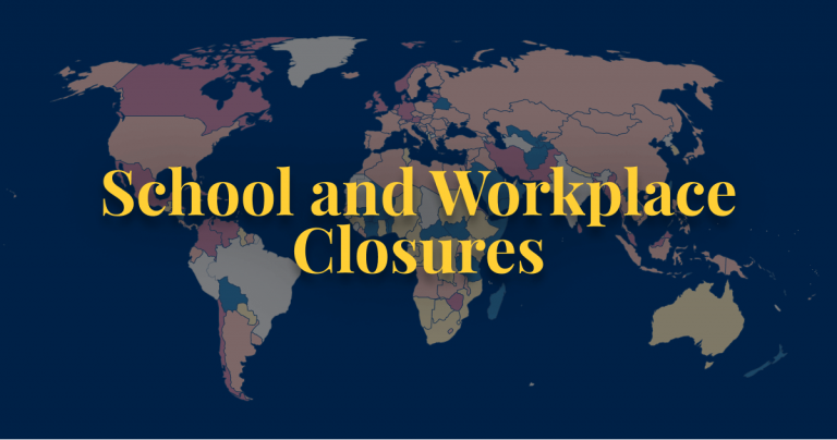 COVID-19 policy school and workplace closures